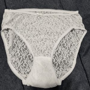 Vintage Lace Panties 1980s / 1990s Hi-cut Vtg Lace Panties Undies